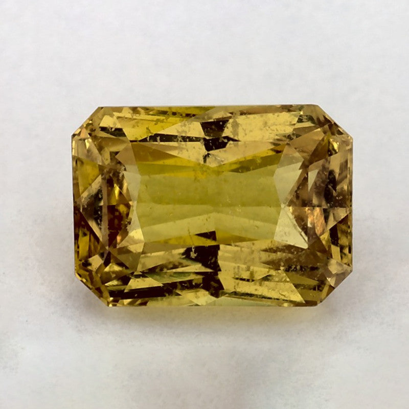 2.25 Carat Radiant Natural Yellow Sapphire
