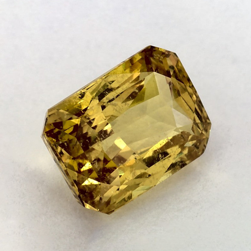 2.25 Carat Radiant Natural Yellow Sapphire