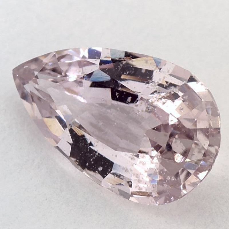 3.47 Carat Pear Natural Pink Sapphire