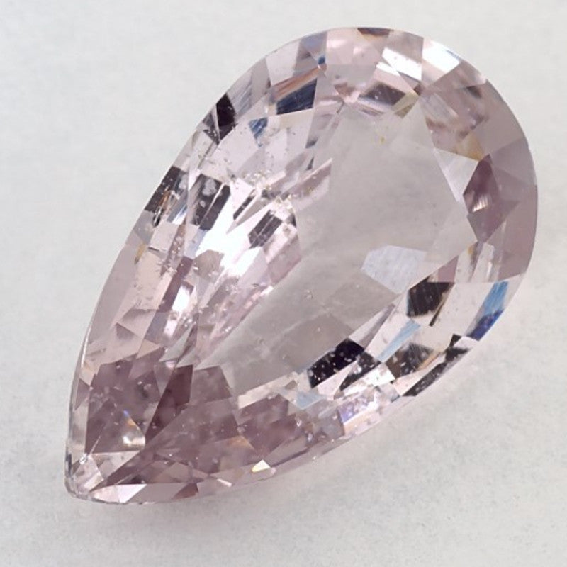 3.47 Carat Pear Natural Pink Sapphire