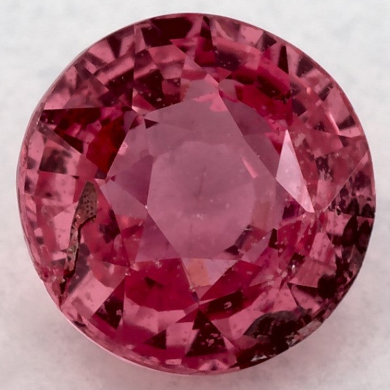 1.59 Carat Round Natural Pink Sapphire
