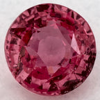 1.59 Carat Round Natural Pink Sapphire