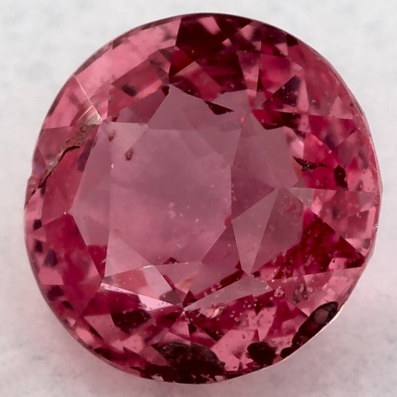 1.59 Carat Round Natural Pink Sapphire