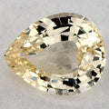 1.09 Carat Pear Natural Yellow Sapphire