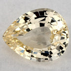 1.09 Carat Pear Natural Yellow Sapphire