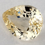 1.09 Carat Pear Natural Yellow Sapphire