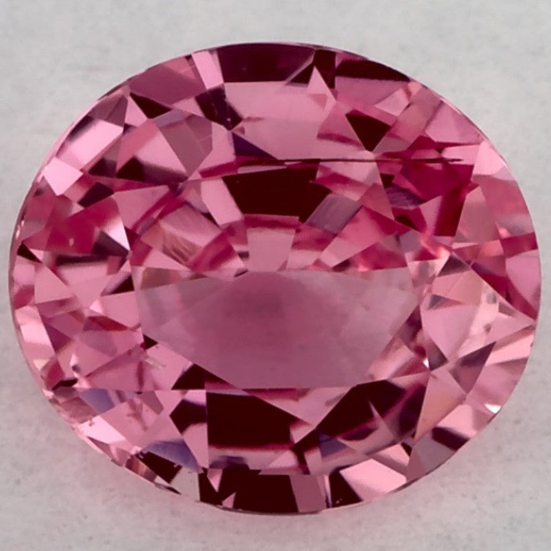 0.82 Carat Oval Natural Pink Sapphire