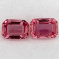 2.15 Total Carat Weight Emerald Natural Pink Sapphire