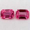 2.36 Total Carat Weight Emerald Natural Pink Sapphire