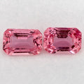 2.14 Total Carat Weight Emerald Natural Pink Sapphire