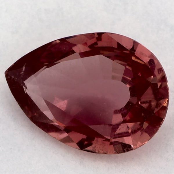 1.24 Carat Pear Natural Pink Sapphire