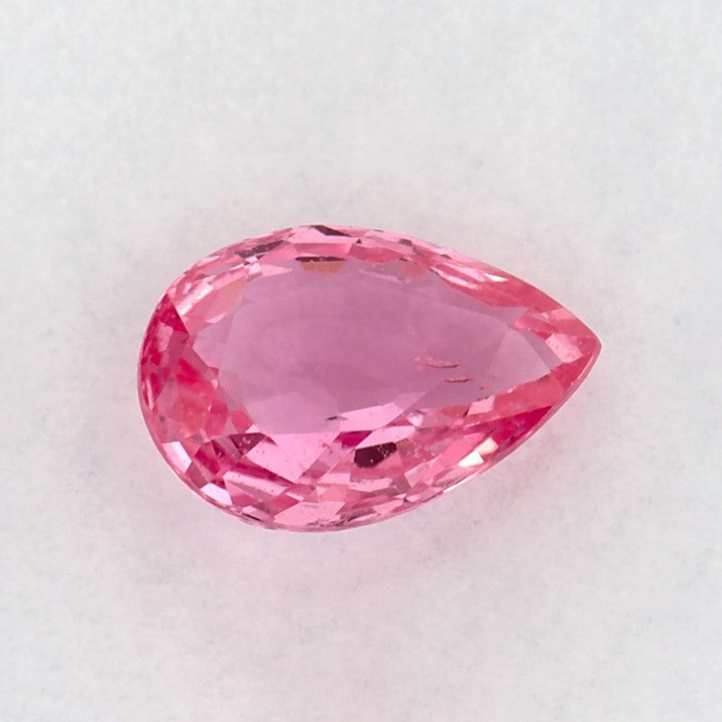 1.00 Carat Pear Natural Pink Sapphire