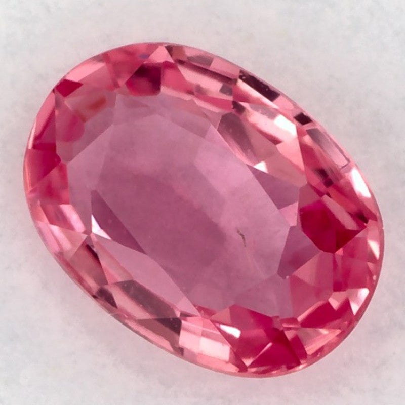 1.00 Carat Oval Natural Pink Sapphire