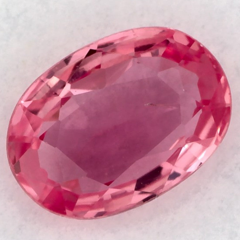 1.00 Carat Oval Natural Pink Sapphire