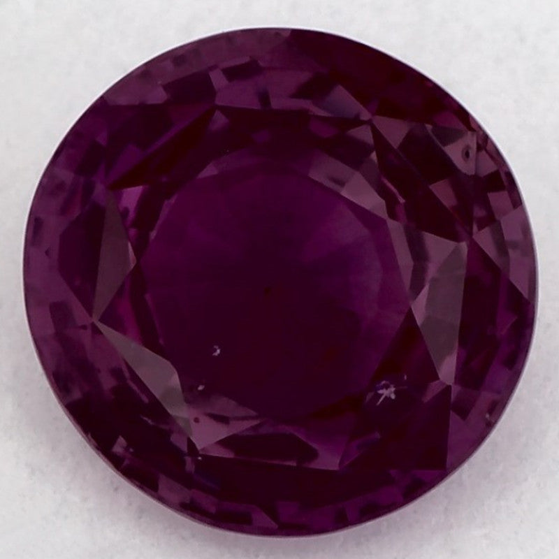 1.57 Carat Round Natural Pink Sapphire