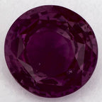 1.57 Carat Round Natural Pink Sapphire