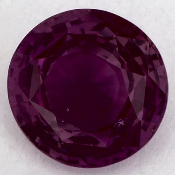 1.57 Carat Round Natural Pink Sapphire