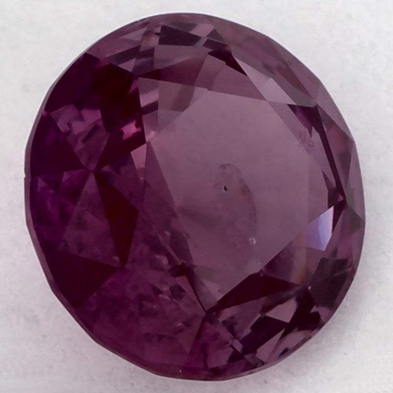 1.57 Carat Round Natural Pink Sapphire