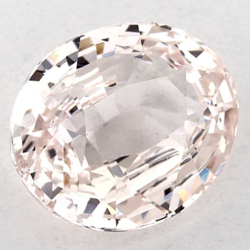 2.57 Carat Oval Natural Pink Sapphire