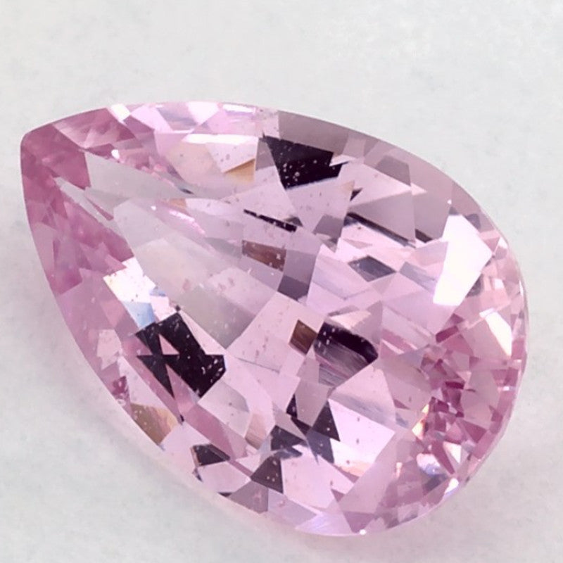 2.81 Carat Pear Natural Pink Sapphire