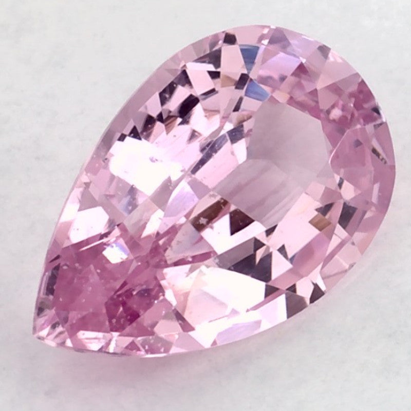 2.81 Carat Pear Natural Pink Sapphire