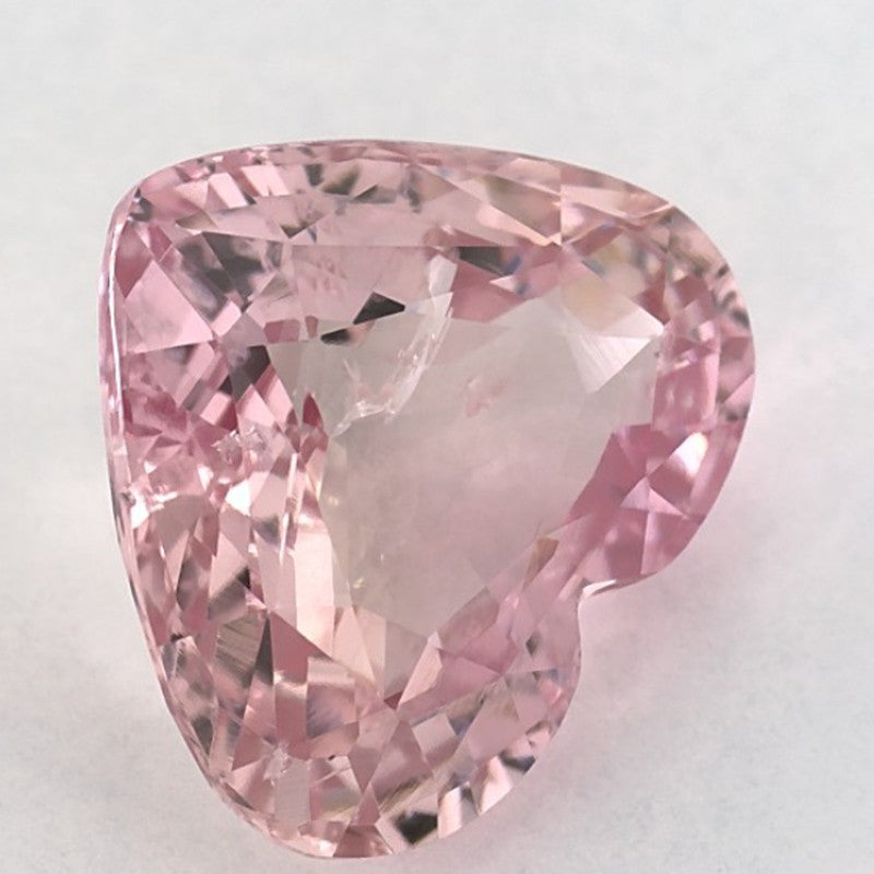 3.87 Carat Pear Natural Pink Sapphire