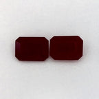 2.44 Total Carat Weight Emerald Natural Red Ruby