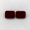 3.09 Total Carat Weight Emerald Natural Red Ruby
