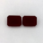 3.09 Total Carat Weight Emerald Natural Red Ruby