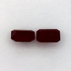 3.09 Total Carat Weight Emerald Natural Red Ruby