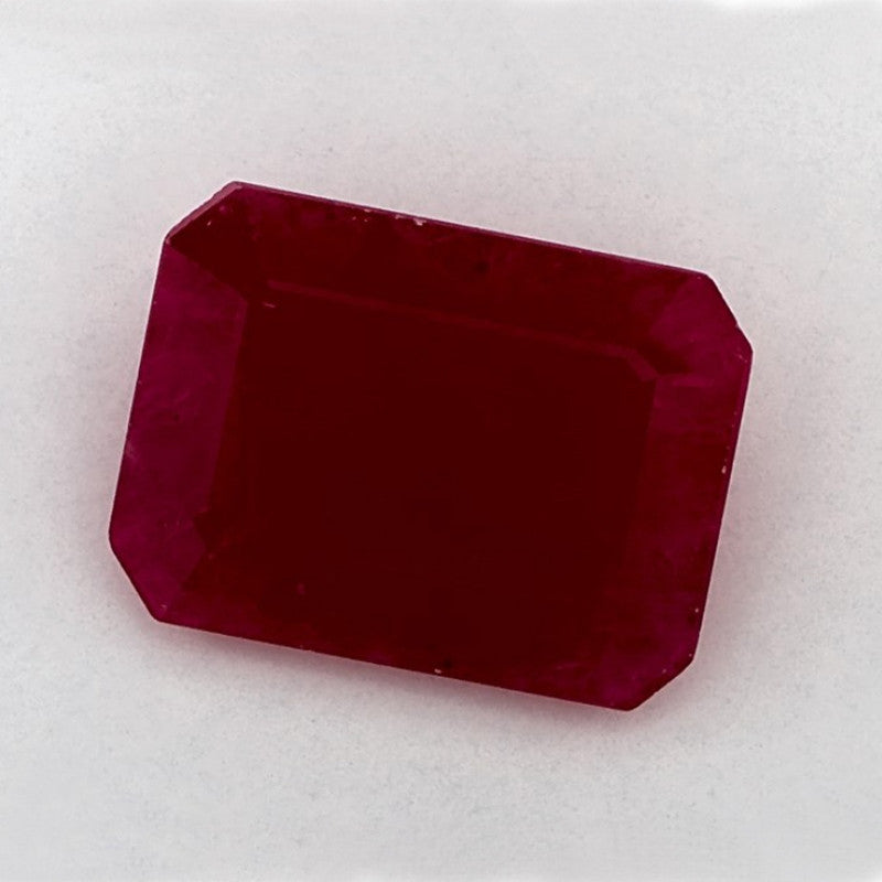 6.42 Carat Emerald Natural Red Ruby