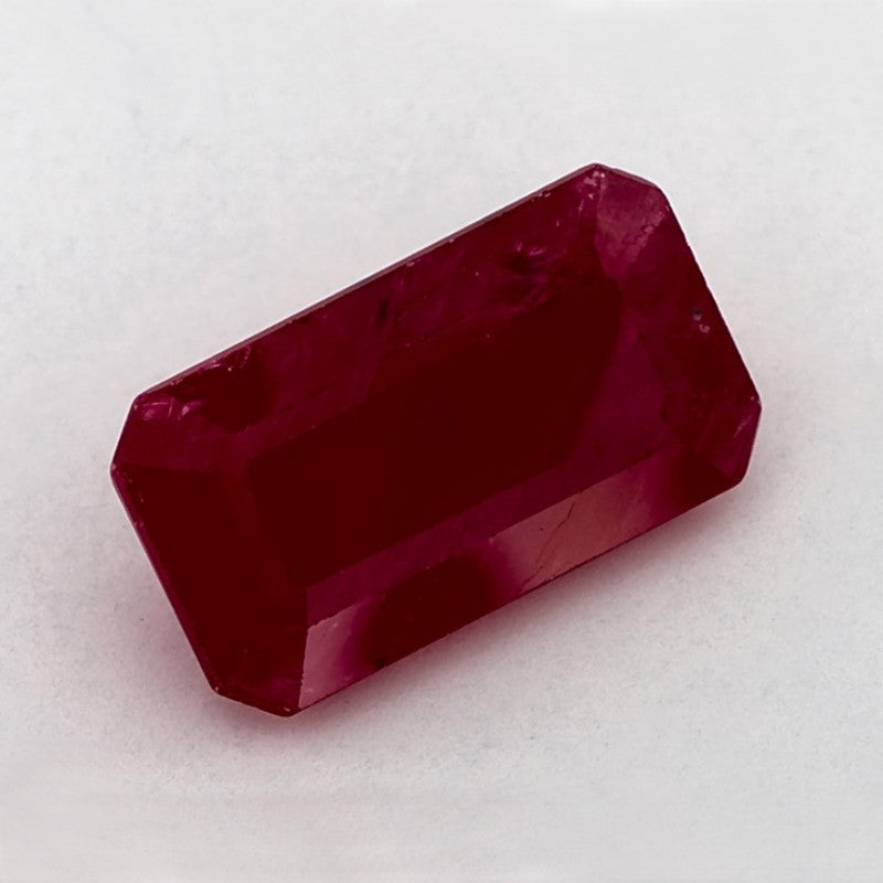 3.81 Carat Emerald Natural Red Ruby