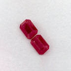 1.96 Total Carat Weight Emerald Natural Red Ruby