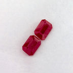 1.96 Total Carat Weight Emerald Natural Red Ruby