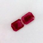 2.21 Total Carat Weight Emerald Natural Red Ruby