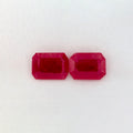 2.30 Total Carat Weight Emerald Natural Red Ruby
