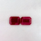 2.33 Total Carat Weight Emerald Natural Red Ruby