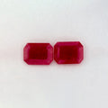 2.43 Total Carat Weight Emerald Natural Red Ruby