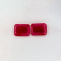 2.61 Total Carat Weight Emerald Natural Red Ruby