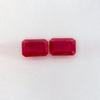 2.61 Total Carat Weight Emerald Natural Red Ruby