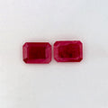 2.61 Total Carat Weight Emerald Natural Red Ruby