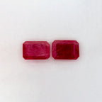 2.61 Total Carat Weight Emerald Natural Red Ruby