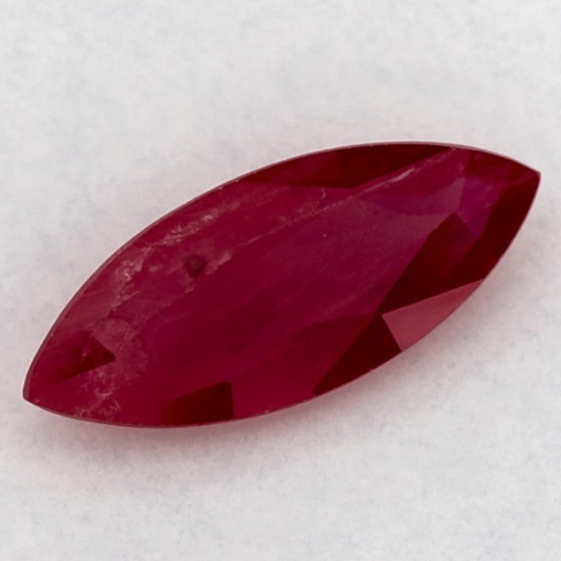 1.30 Carat Marquise Natural Red Ruby
