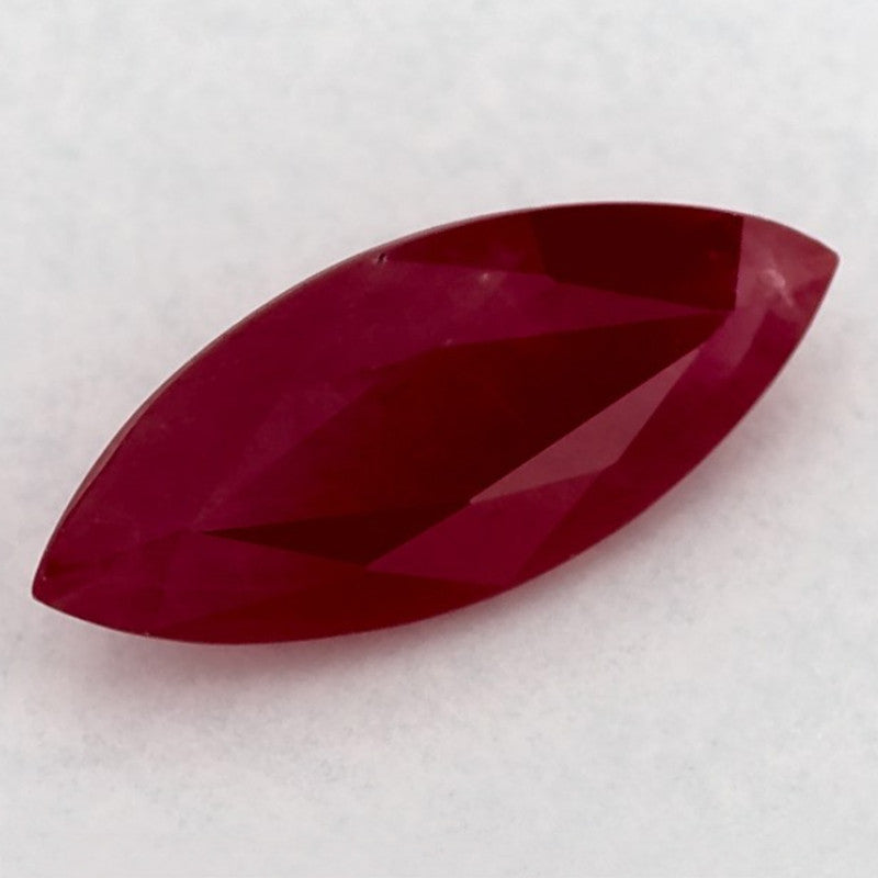 1.41 Carat Marquise Natural Red Ruby