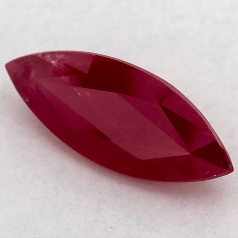 1.58 Carat Marquise Natural Red Ruby