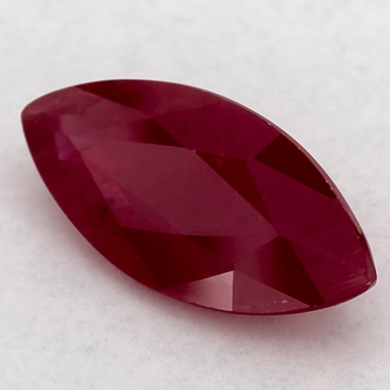 1.71 Carat Marquise Natural Red Ruby