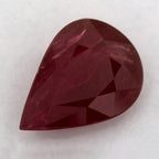 1.02 Carat Pear Natural Red Ruby