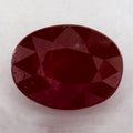 1.50 Carat Oval Natural Red Ruby