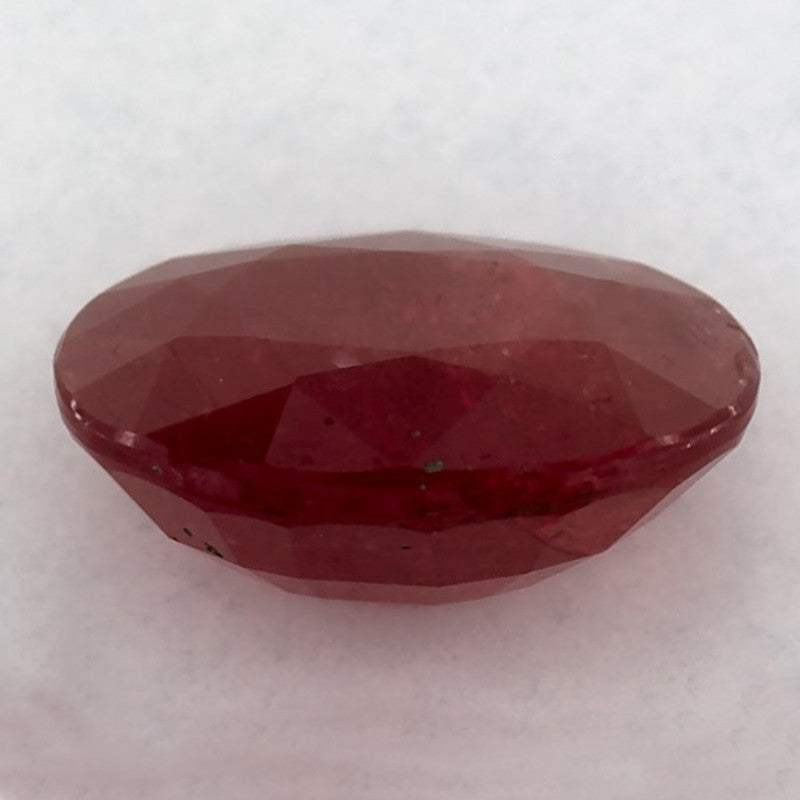 1.50 Carat Oval Natural Red Ruby