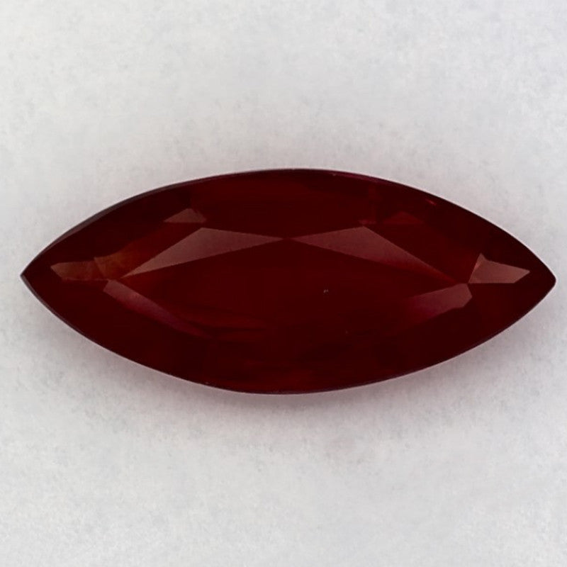 2.01 Carat Marquise Natural Red Ruby